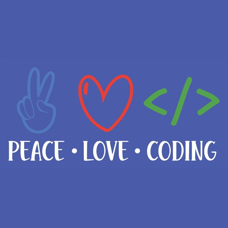 Peace Love Coding Coder Software Developer Program