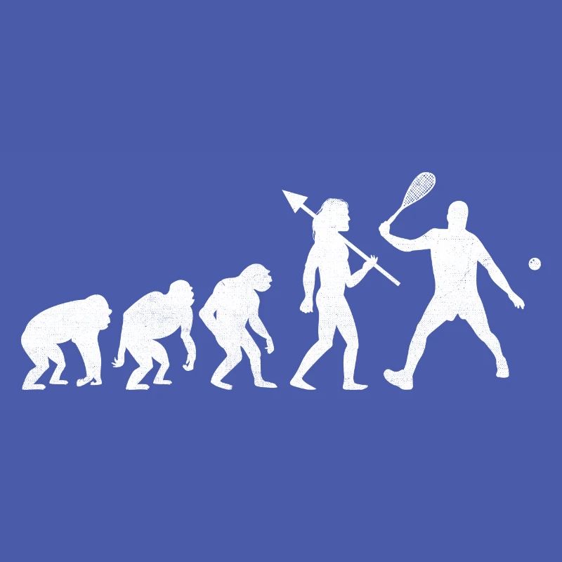 Squash-Spieler Squash-Evolution-Spieler Raquetball S