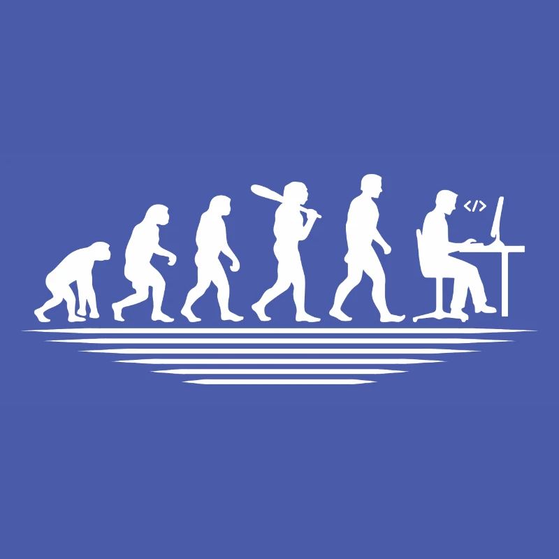 Kaffee-Codierung Evolution Programmierer Entwickler Nerd Coffe