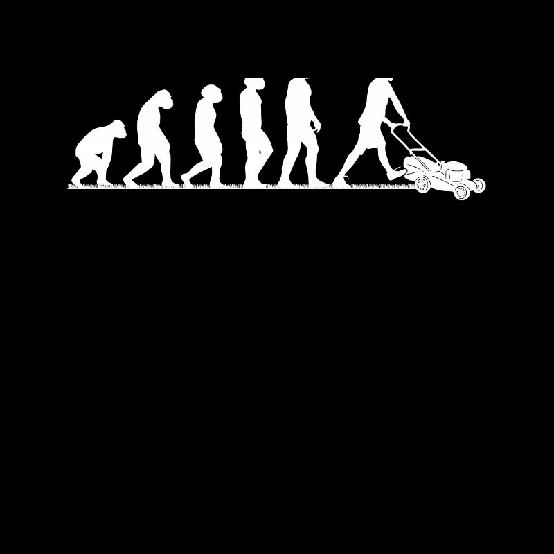Lawn Mower Evolution Lawn Mowing Gardener Garden