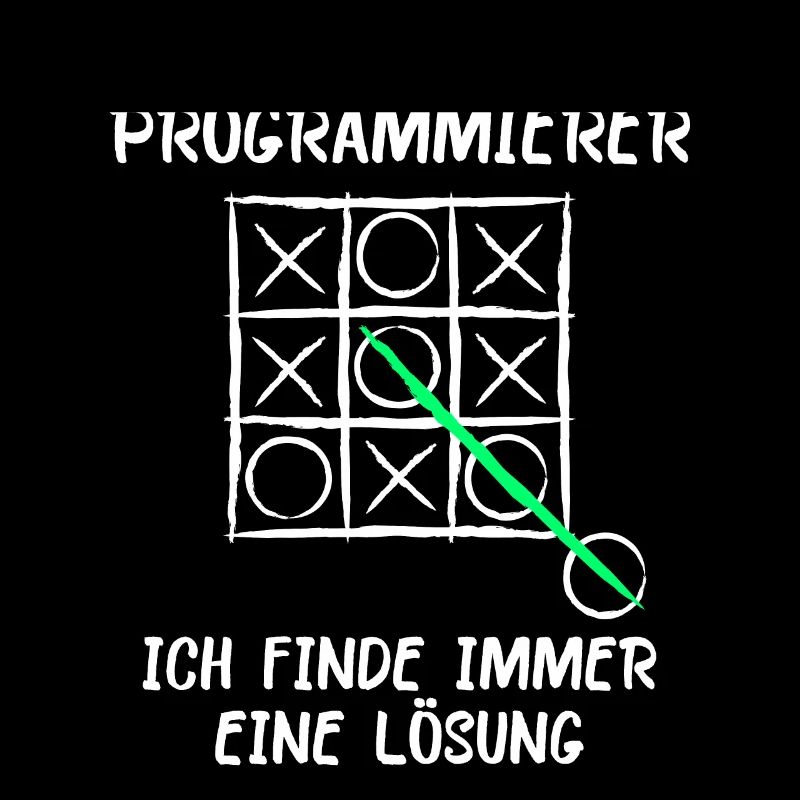 Ich bin Programmierer Lösung Spruch Computer Nerd