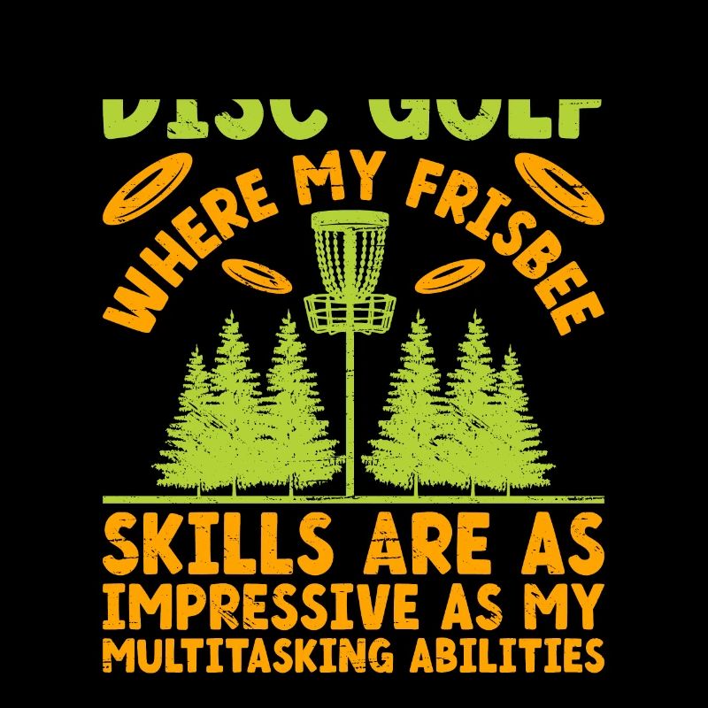 Disc Golf Player Disc Golfer Frisbee Player Par Pu