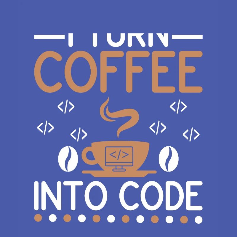 Kaffee-Codierung Programmierer Programmierer Entwickler Nerd Coff