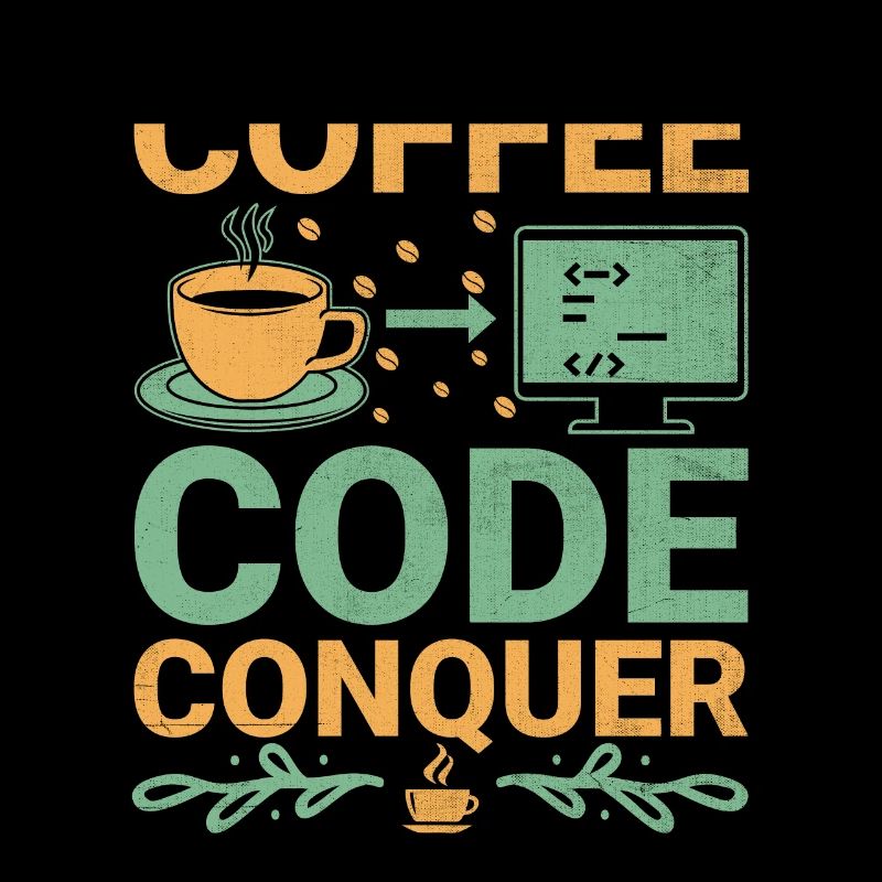 Kaffee-Codierung Programmierer Programmierer Entwickler Nerd Coff