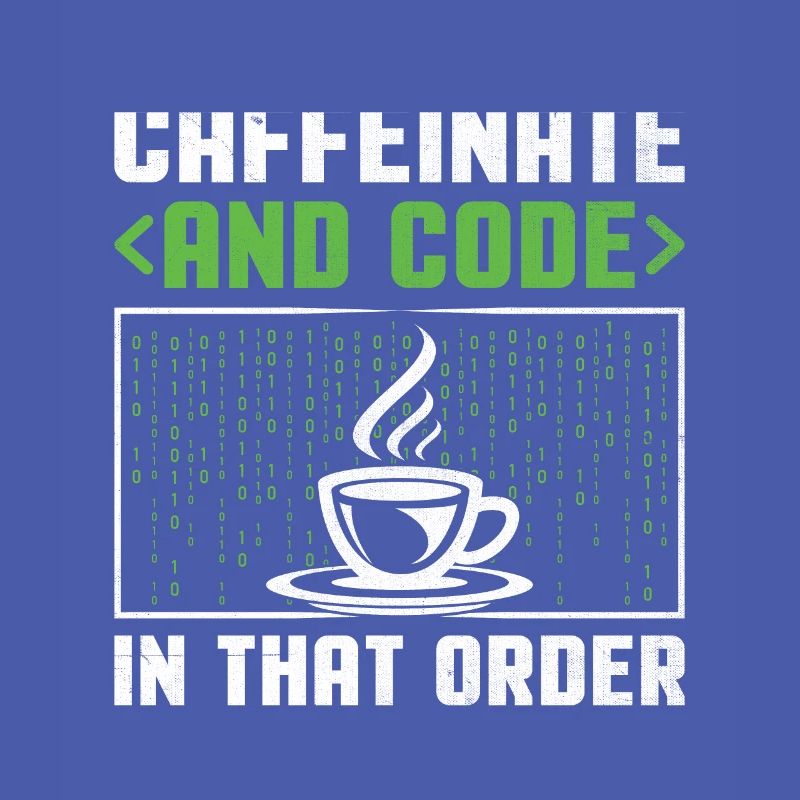 Kaffee-Codierung Programmierer Programmierer Entwickler Nerd Coff
