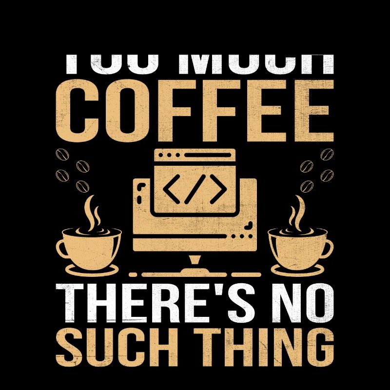 Kaffee-Codierung Programmierer Programmierer Entwickler Nerd Coff