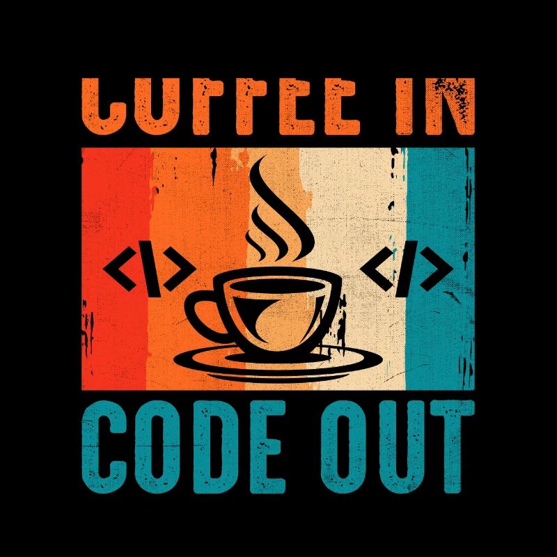 Kaffee-Codierung Programmierer Programmierer Entwickler Nerd Coff