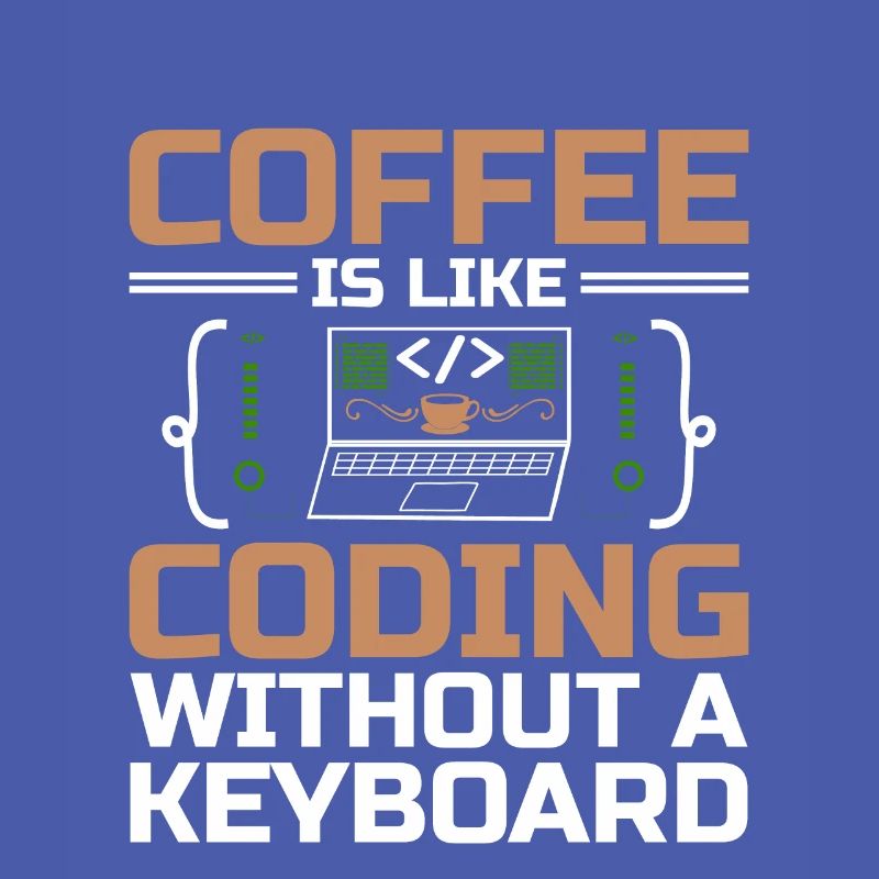 Kaffee-Codierung Programmierer Programmierer Entwickler Nerd Coff