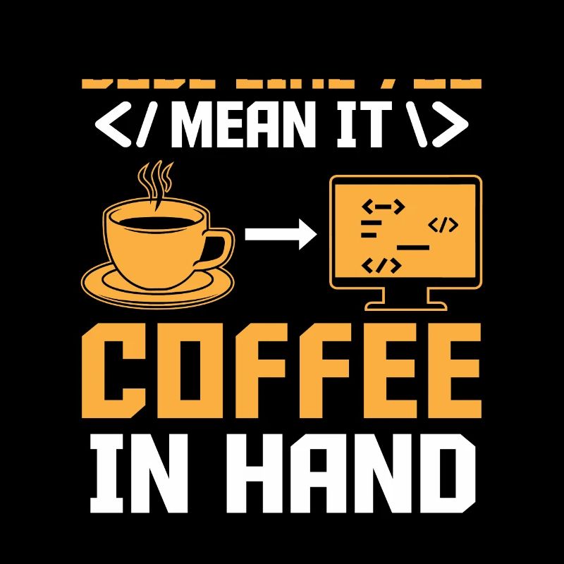 Kaffee-Codierung Programmierer Programmierer Entwickler Nerd Coff