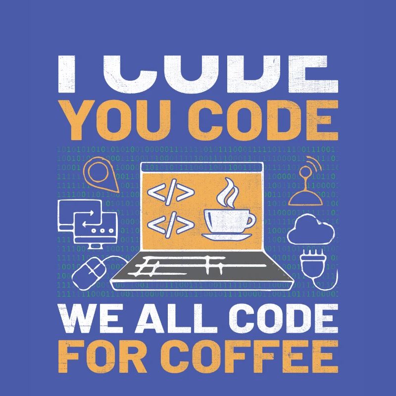 Kaffee-Codierung Programmierer Programmierer Entwickler Nerd Coff