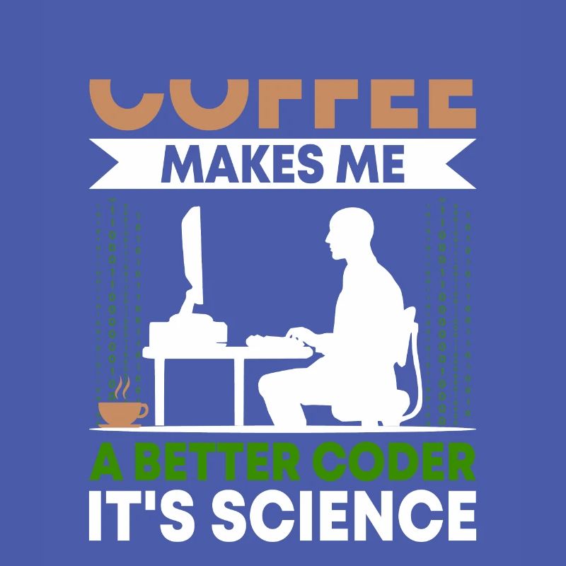 Kaffee-Codierung Programmierer Programmierer Entwickler Nerd Coff