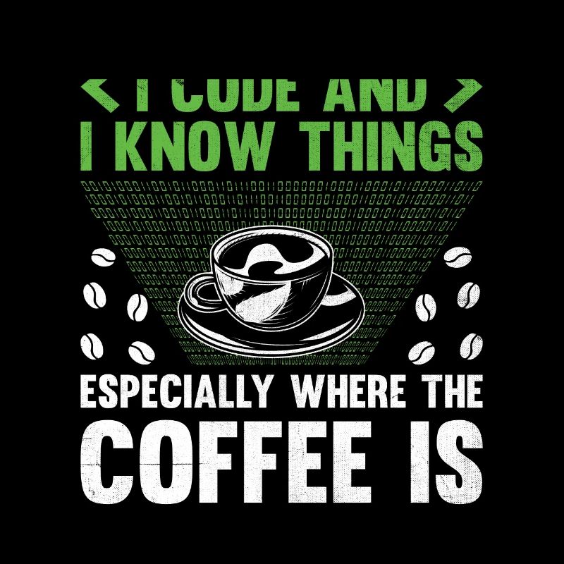 Kaffee-Codierung Programmierer Programmierer Entwickler Nerd Coff