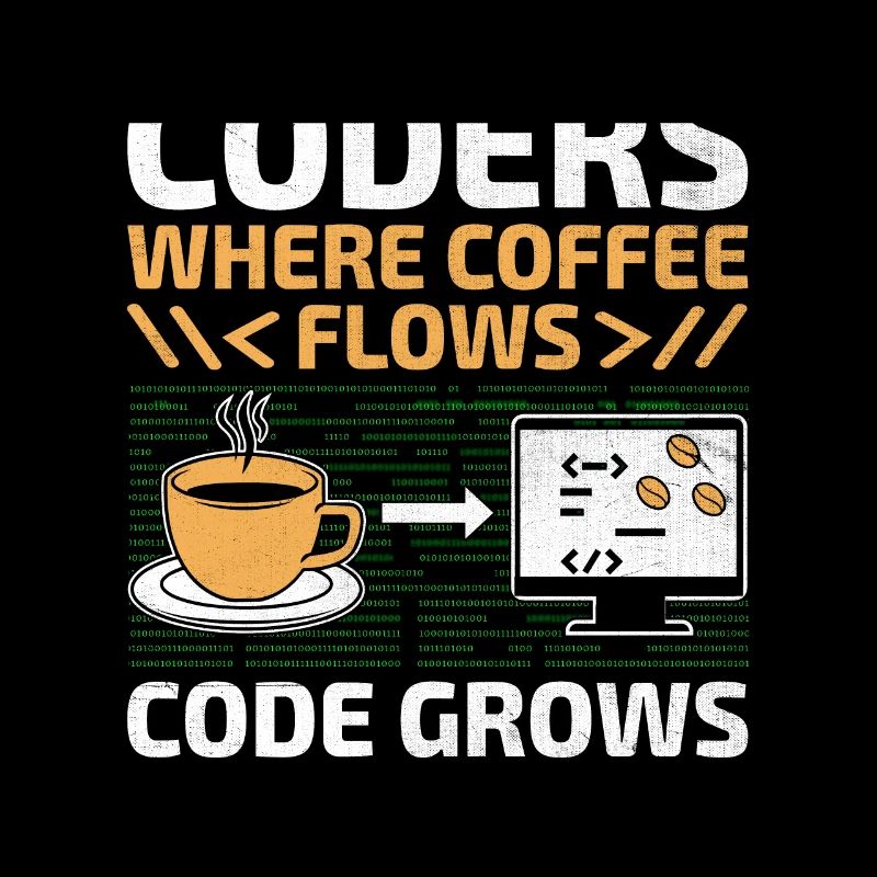 Coffee Coding Programmer Coder Developer Nerd Coff