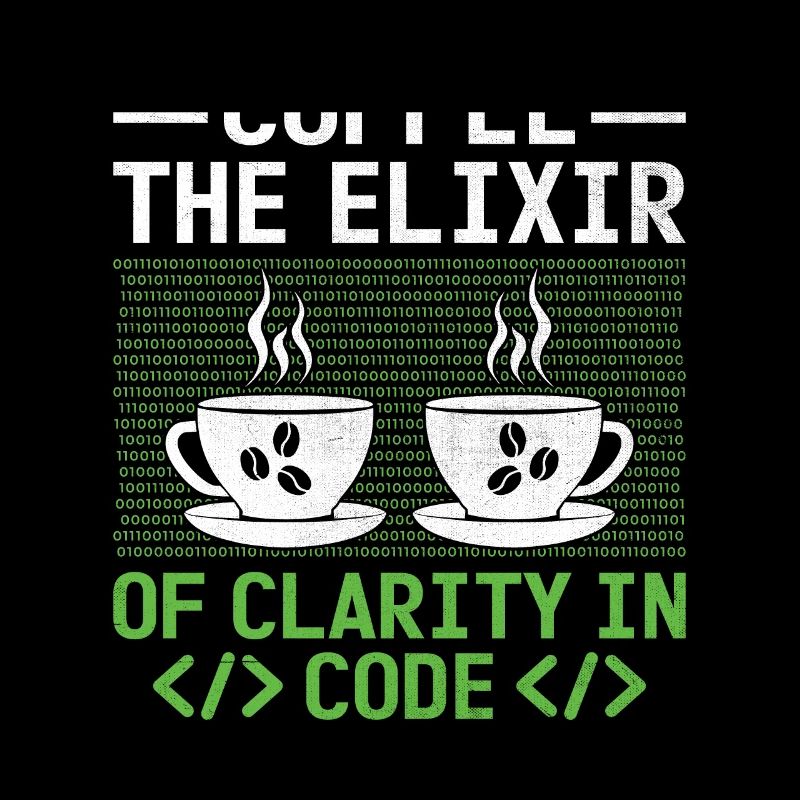 Kaffee-Codierung Programmierer Programmierer Entwickler Nerd Coff