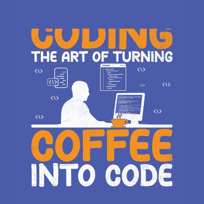Café Codage Programmeur Codeur Développeur Nerd Coff