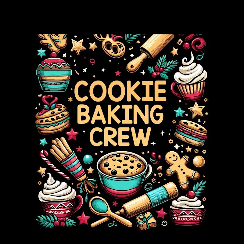 Cookie Baking Crew Konditorei Bäcker Bake Bäcker