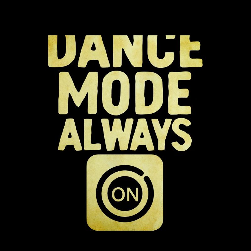 Mode danse toujours activé pour danseur dansant
