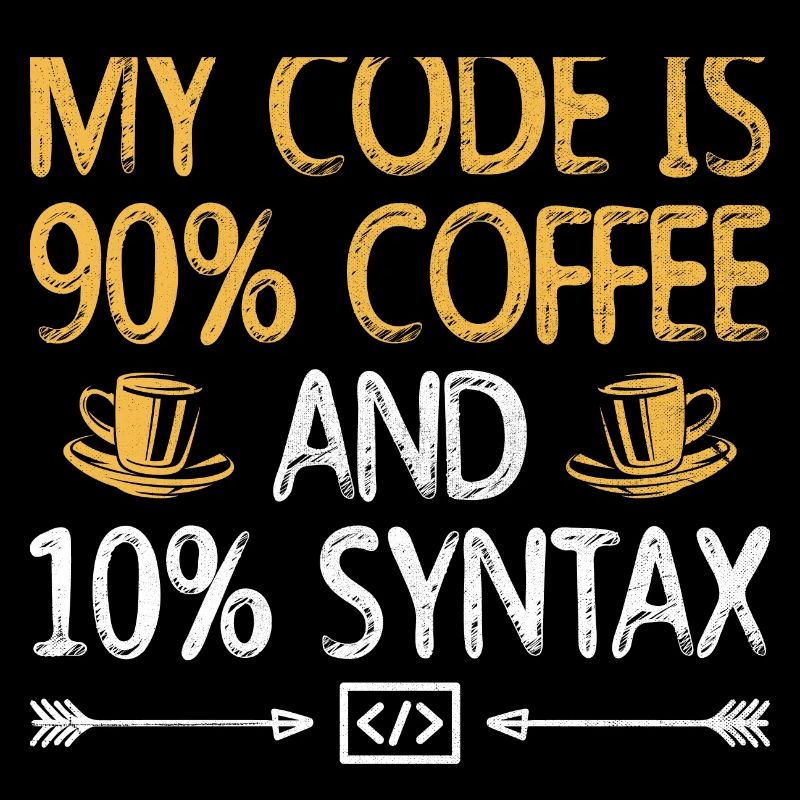 Kaffee-Codierung Programmierer Programmierer Entwickler Nerd Coff