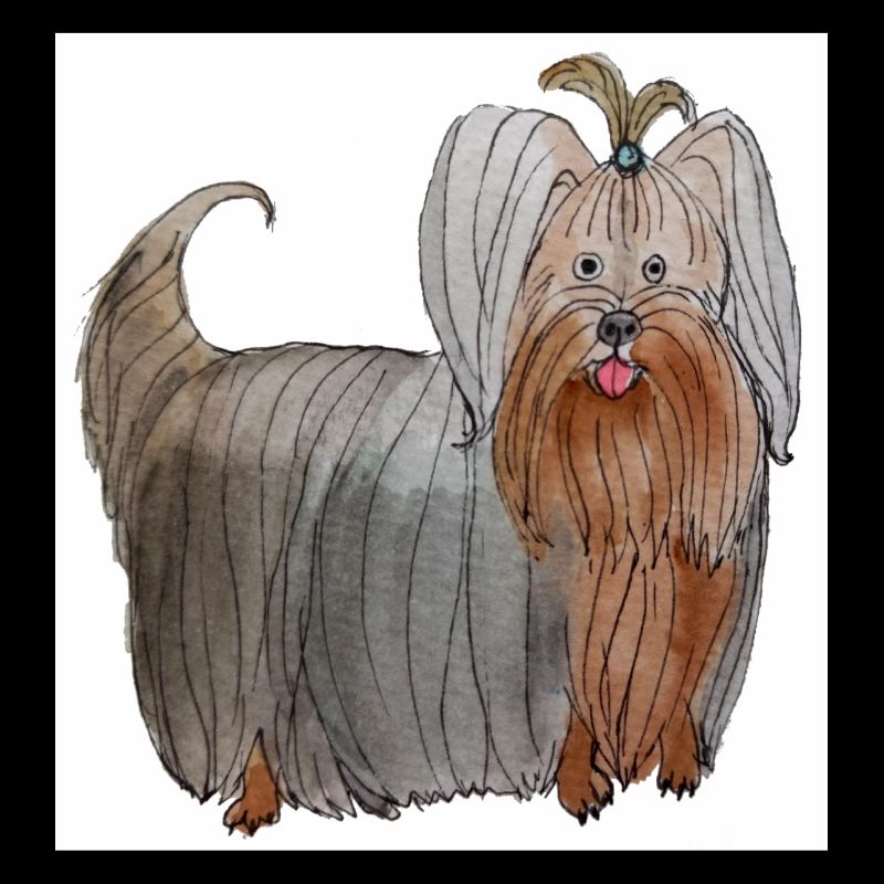 Yorkshire terrier Autocollant