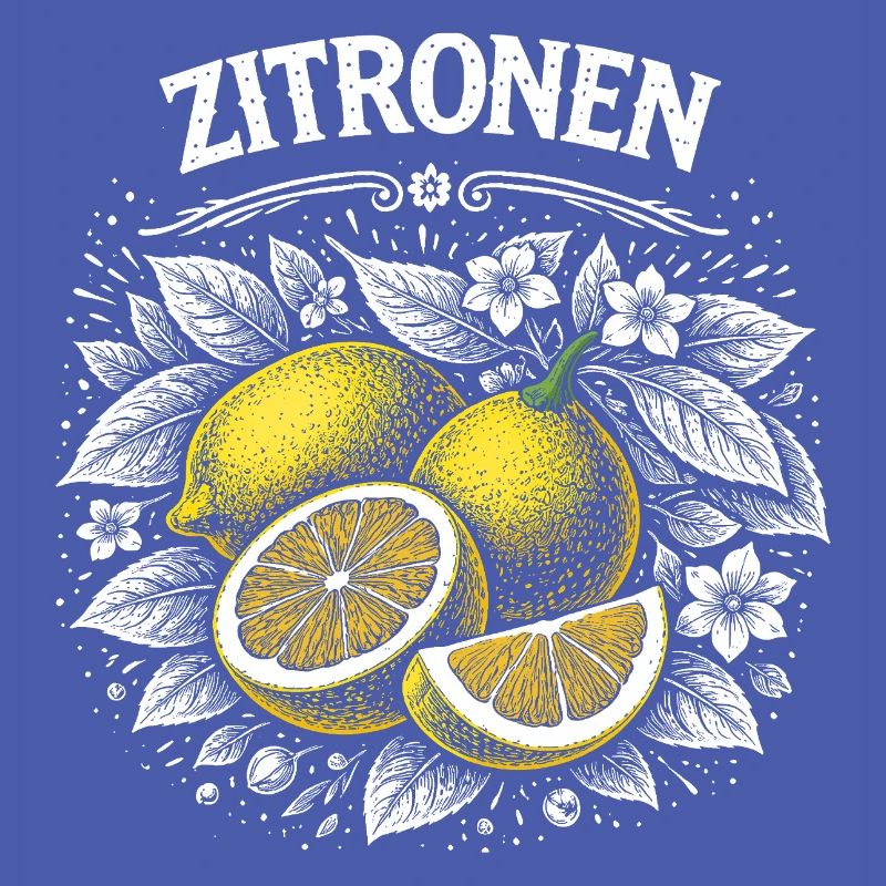 Lemon Power – Retro Fruit Illustration