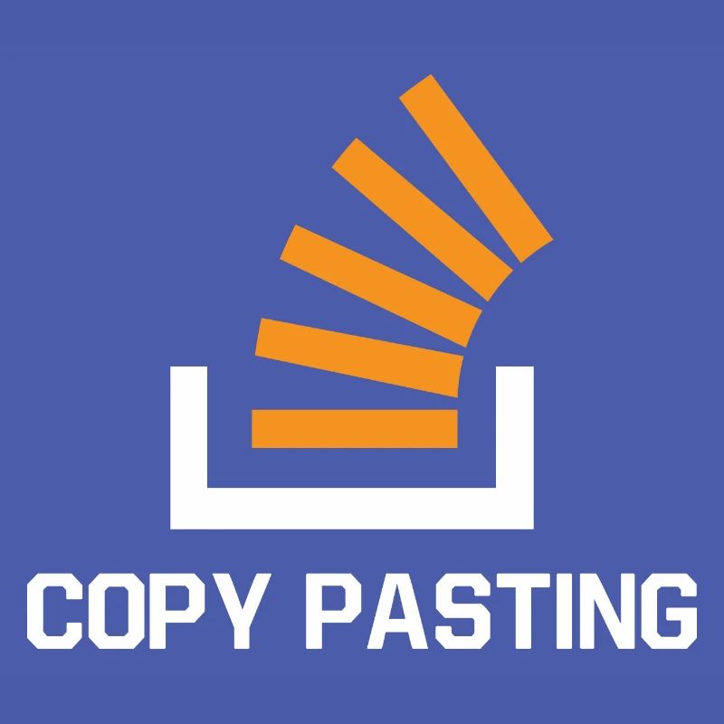Copy Pasting Programming Coder Software Developer