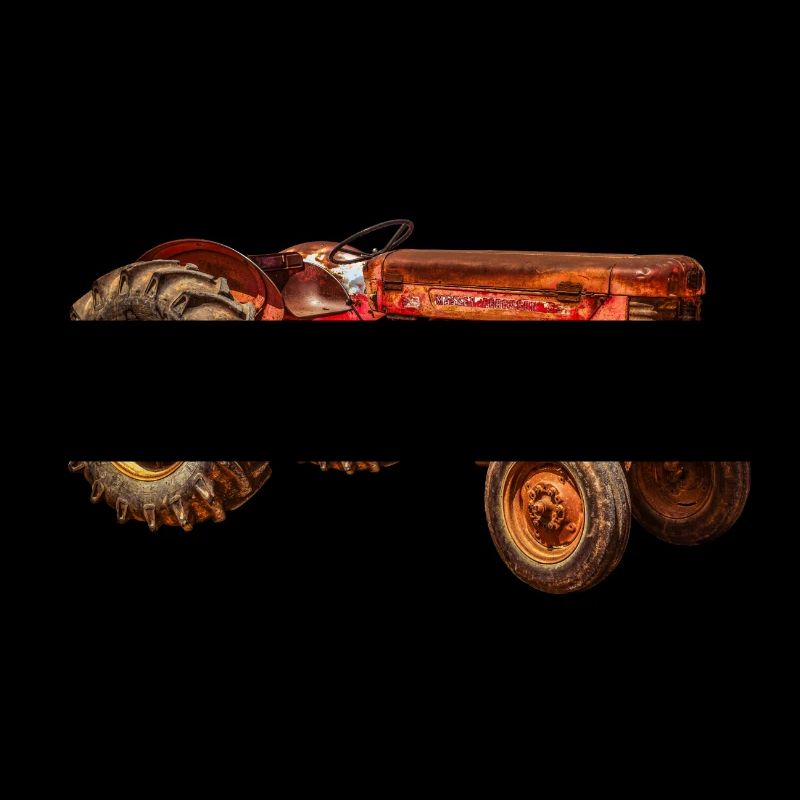 roter Traktor Oldtimer