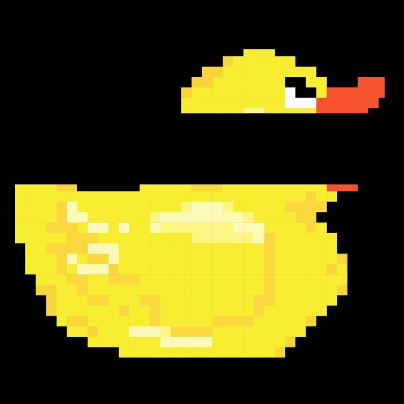 Duck duck pixel retro optics gift poison
