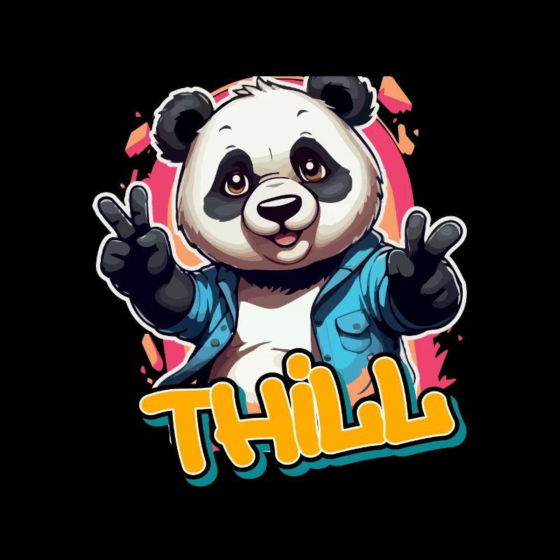 THILL - Beau nom de garçon avec Cool Panda