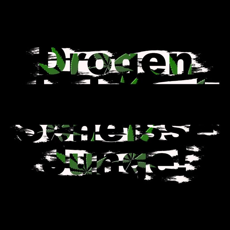 Drogen sind doch Scheiße Junge Anti Drogen Design