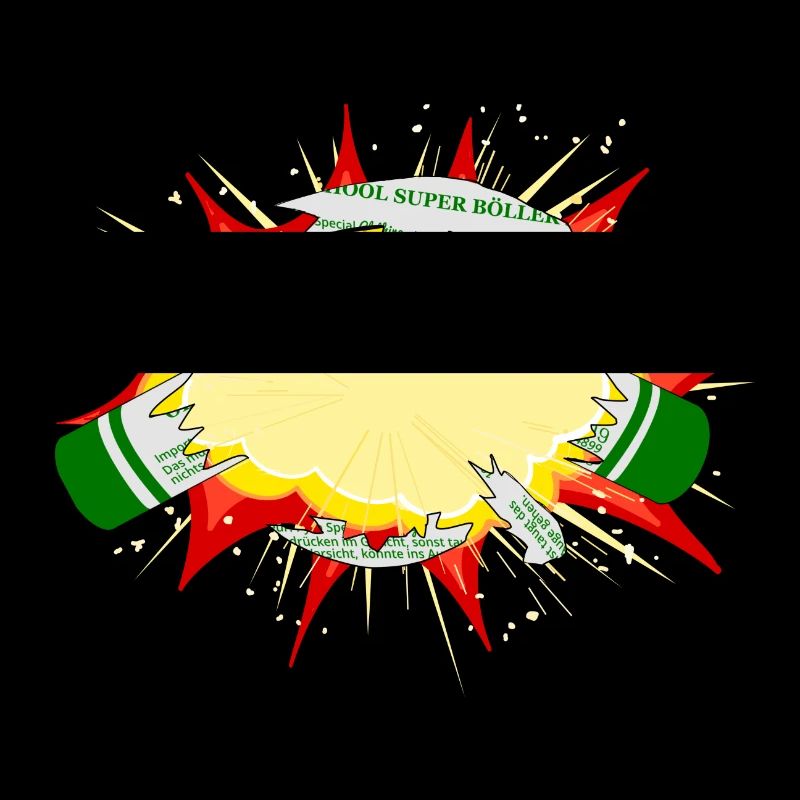 Böller Explodes Fireworks Pyro