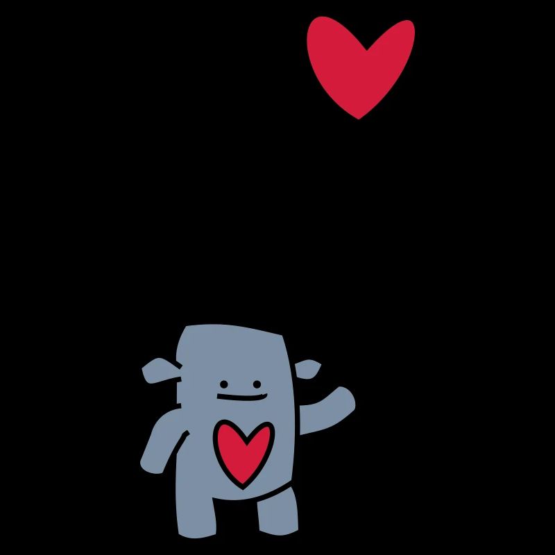 liebes monster mit ballon