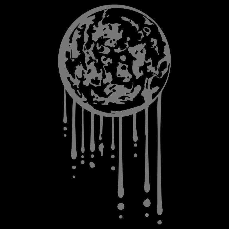 graffiti drops moon planet dwarf planet  n