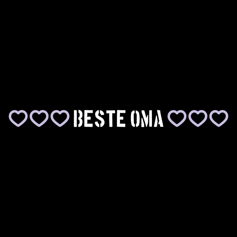 Beste Oma Herz Liebe