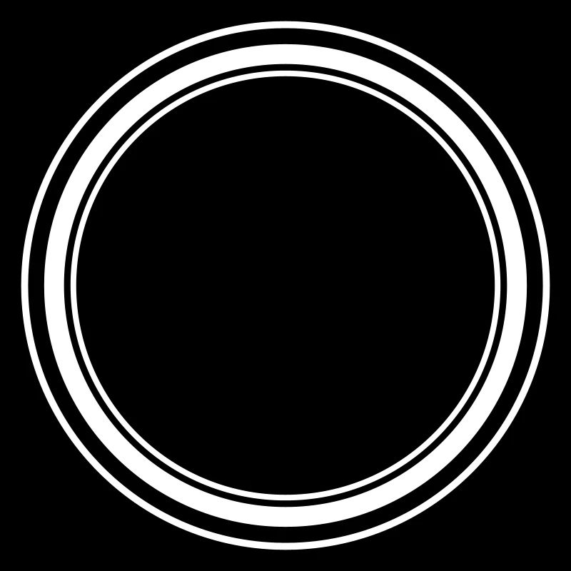 Circle empty symbol placeholder