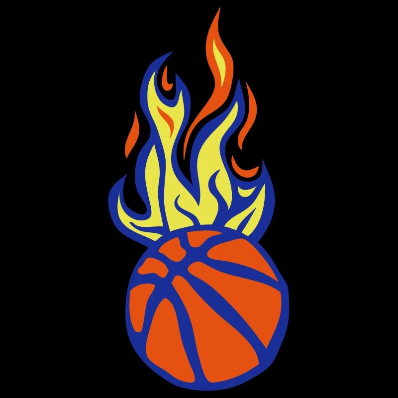 basketball flame flame