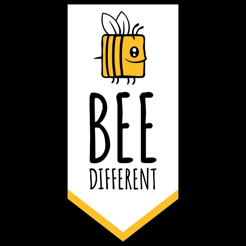 bee different Spruch Zitat