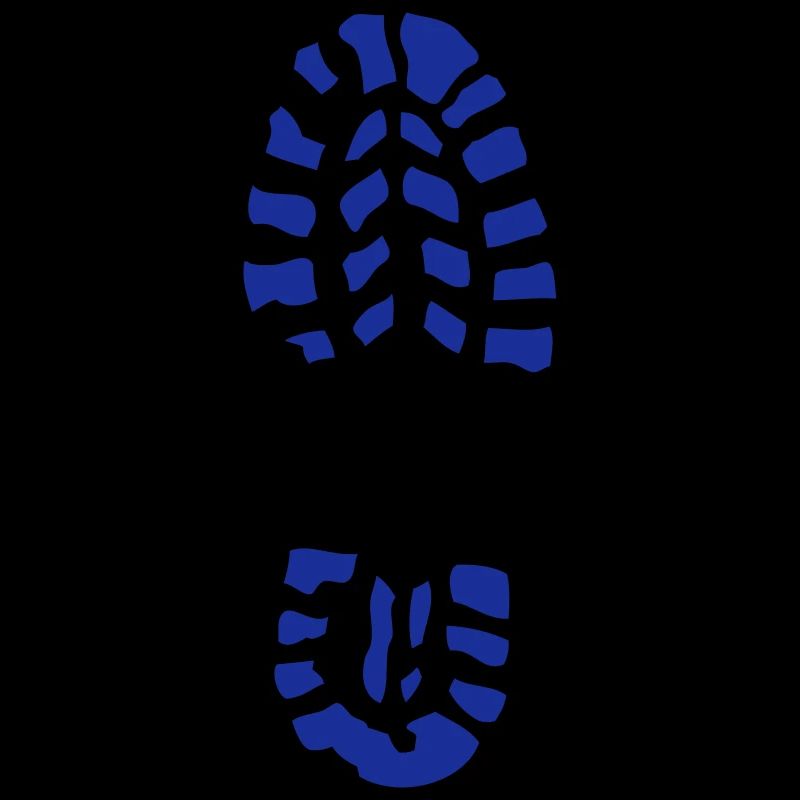 trace pas chaussure 23