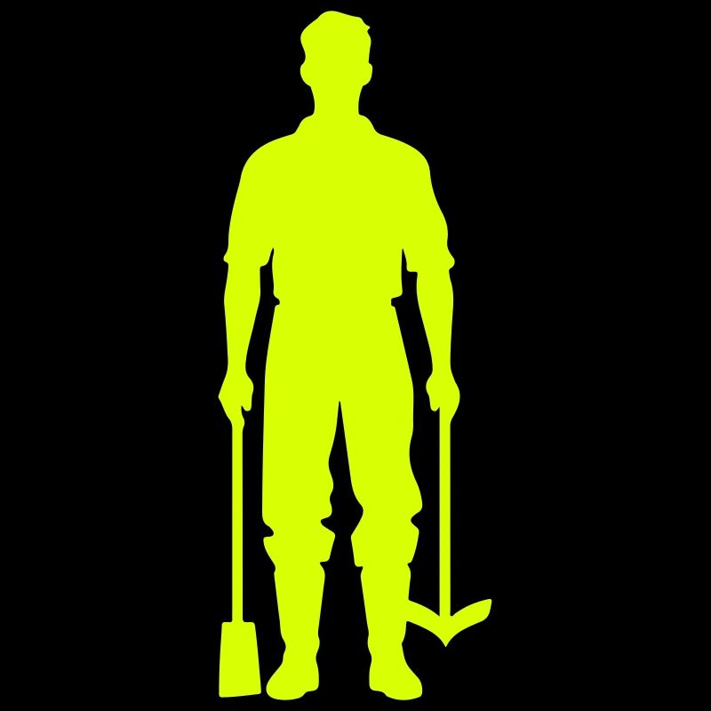 Farmer Silhouette Icon