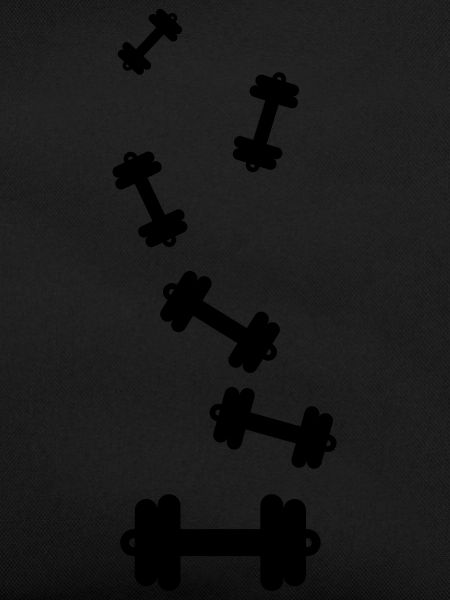 Dumbbell weights icon