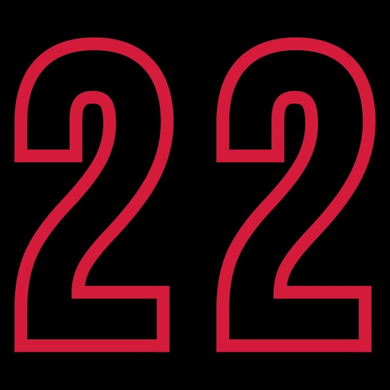 22 Number Years Jersey