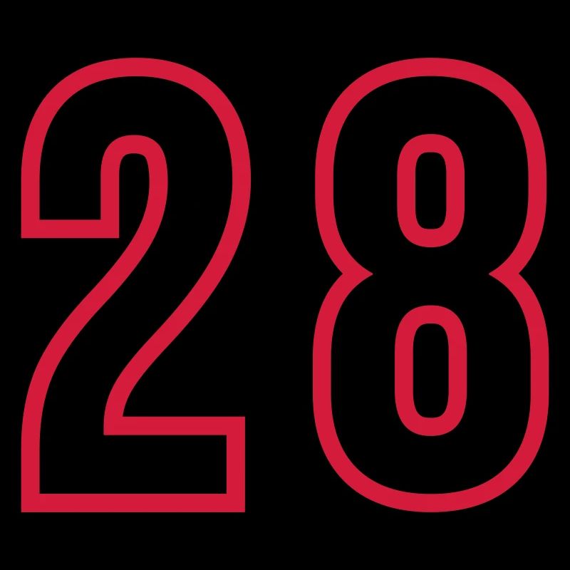 28 Number Years Jersey