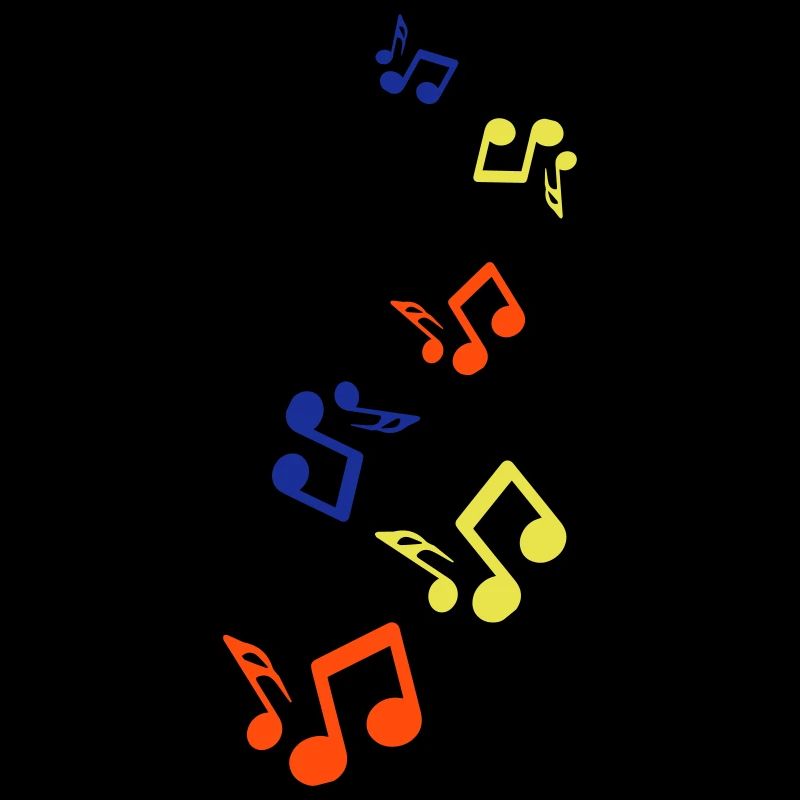 Panneau des notes de musique