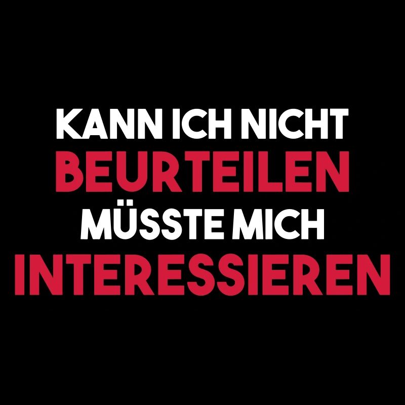 KANN ICH NICHT BEURTEILEN Geschenk