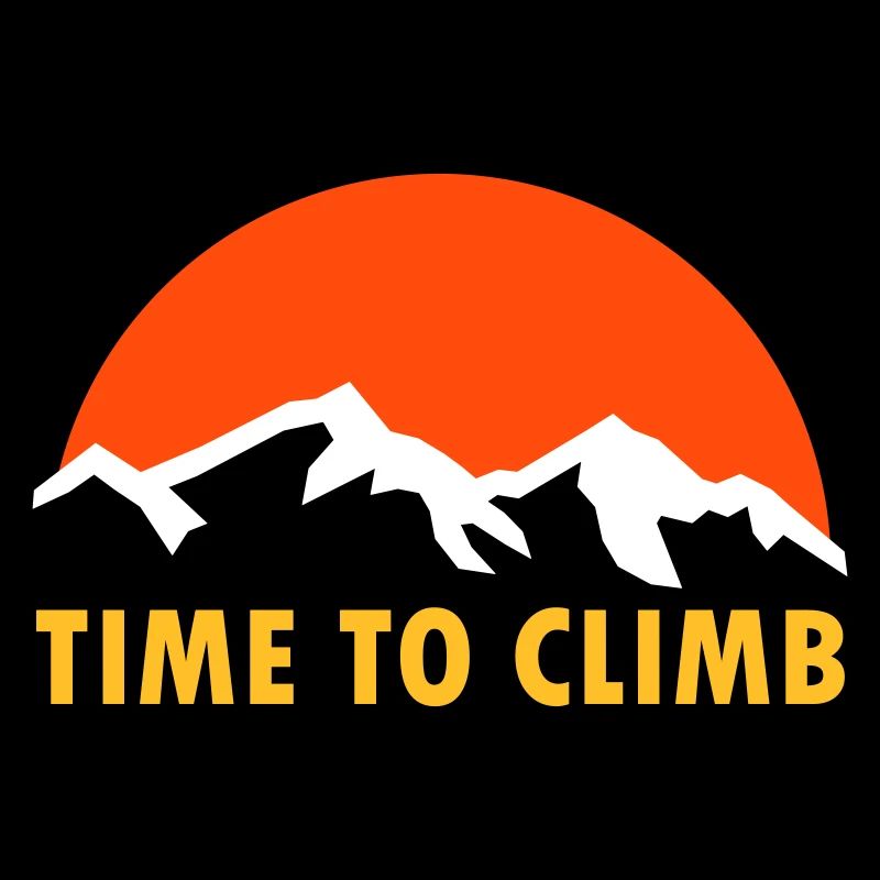 Il est temps de grimper (montagnes, soleil)