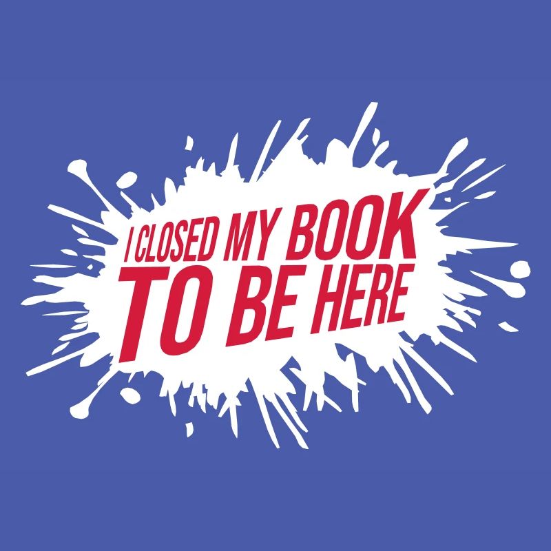 I closed my book
