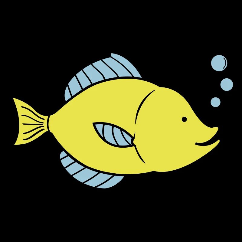 Bande dessinée de poisson