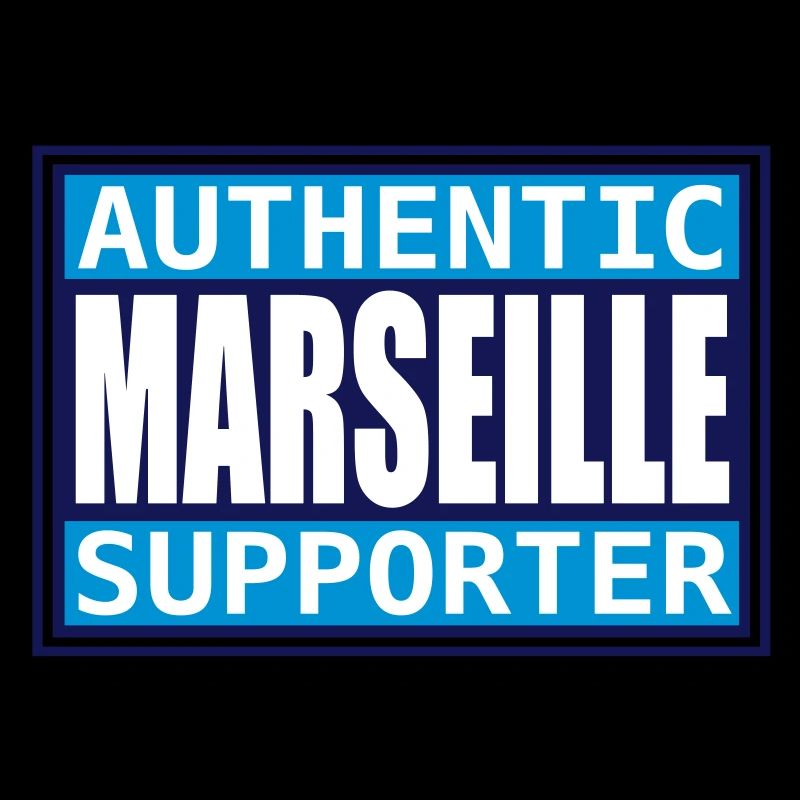 Authentic Marseille supporter