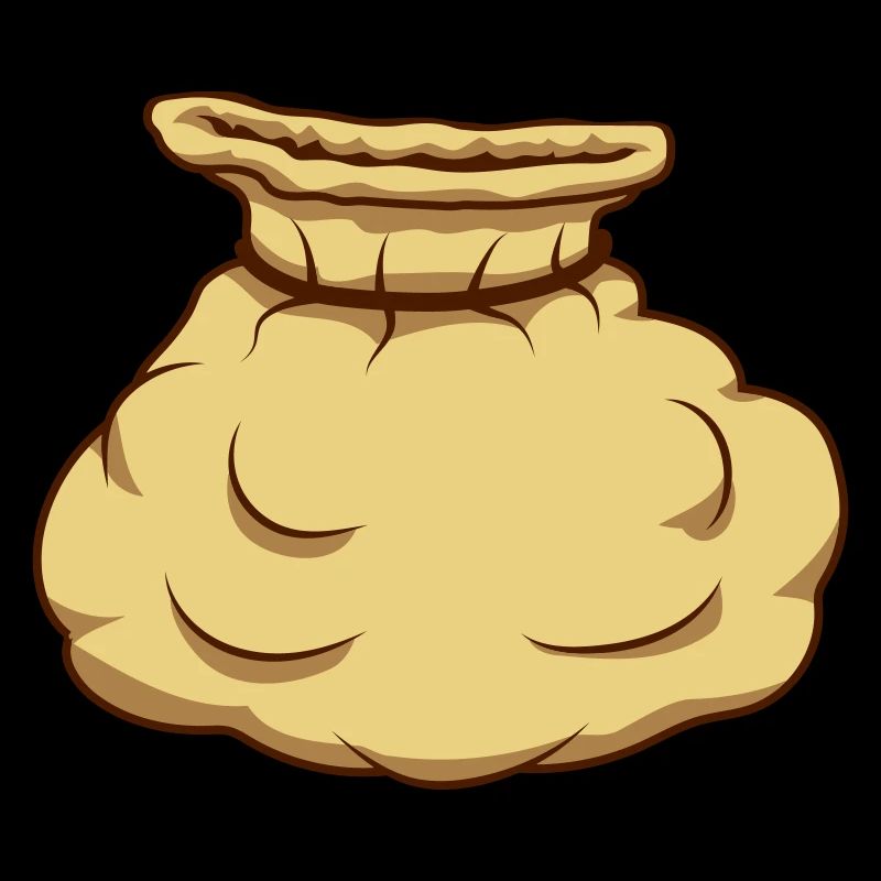 Gefüllter Comic Sack