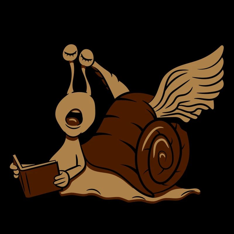 Schnecke lustig engel