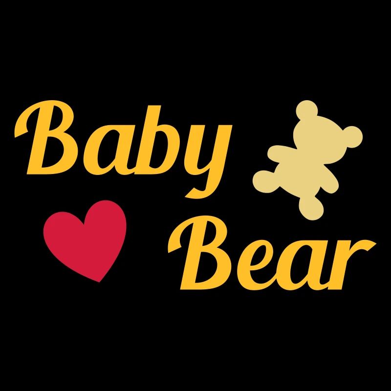 ★ couleurs de conception modifiables ★ baby bear (ours, cœur)